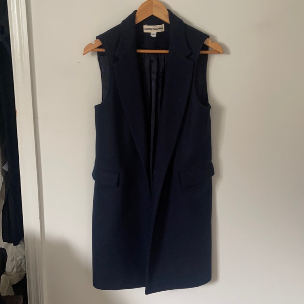Caron Callahan long vest